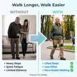 Walk longer with less effort